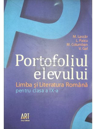 Portofoliul elevului - Limba și literatura română - clasa a IX-a