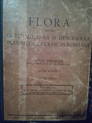 Flora pentru determinarea si descrierea plantelor ce cresc in Romania