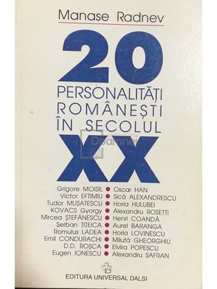 20 personalități românești în secolul XX