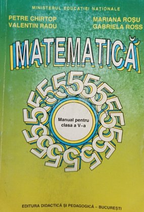 Matematica - Manual pentru clasa a Va