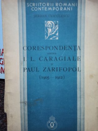 Corespondenta dintre I. L. Caragiale si Paul Zarifopol