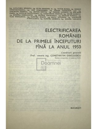Istoria energeticii și electrotehnicii în România - vol. 1