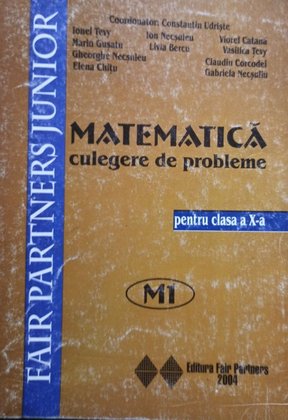 Matematica - Culegere de probleme pentru clasa a Xa