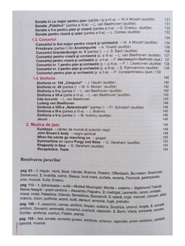 Educatie muzicala - Manual pentru clasa a VIII-a (ed. 2014)