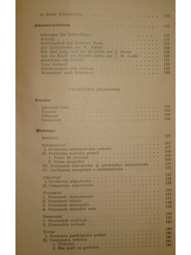 Limba germana - Manual pentru clasa a X-a liceu si anul II licee de specialitate (anul II de studiu)