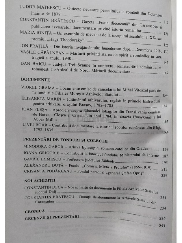 Arhiva romaneasca, anul CLV, tom I, fascicula 2/1995