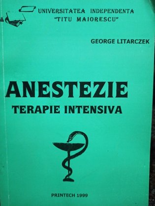 Anestezie - Terapie intensiva