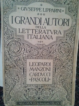 I grandi autori della letteratura italiana