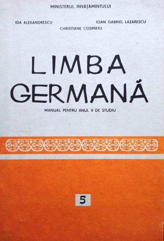 Limba germana - Manual pentru anul V de studiu