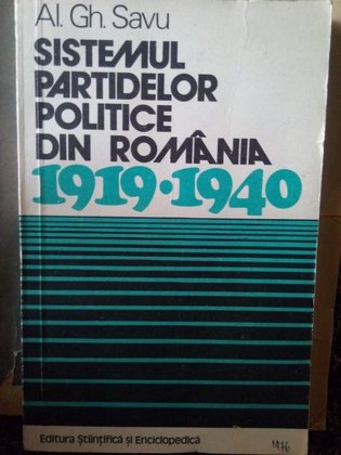 Sistemul partidelor politice din Romania 19191940