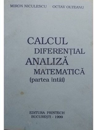 Calcul diferential, analiza matematica (partea intai) (semnata)