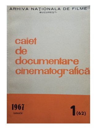 Caiet de documentare cinematografica, vol. 1 (62)