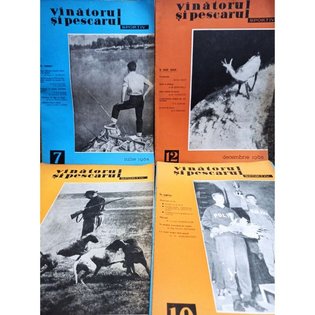 Vanatorul si pescarul sportiv, anul 1965, 12 vol.