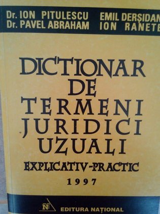 Dictionar de termeni juridici uzuali explicativpractic 1997
