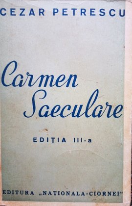 Carmen Saeculare, editia a IIIa