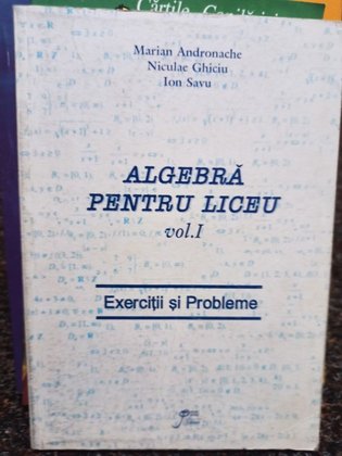 Algebra pentru liceu, vol. 1