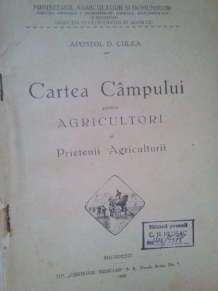 Cartea campului pentru agricultori si prietenii agriculturii