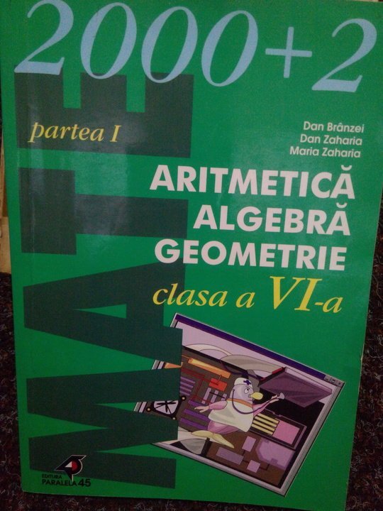 Aritmetica, algebra, geometrie clasa a VI-a