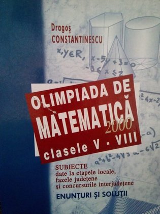 Olimpiada de matematica clasele VVIII