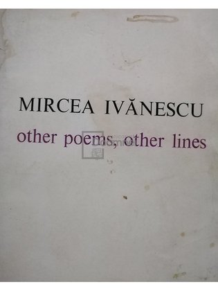 Other poems, other lines (semnata)