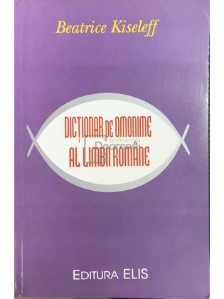 Dicționar de omonime al limbii române