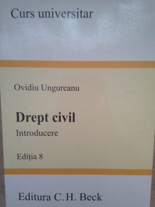 Drept civil. Introducere, ed. 8