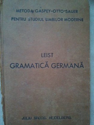 Leist gramatica germana