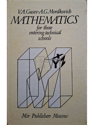 Mathematics for those entering technical schools