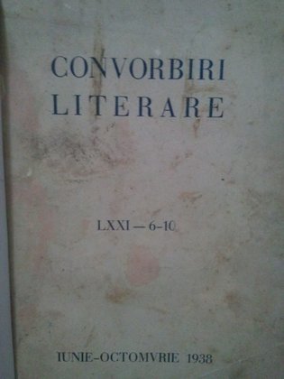 Convorbiri literare LXXI