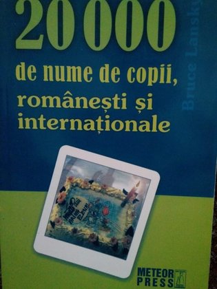 20000 de nume de copii, romanesti si internationale
