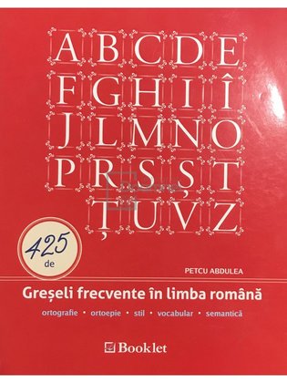 425 de greșeli frecvente în limba română