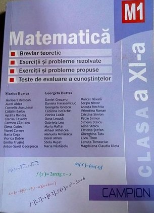 Matematica M1 Clasa a XIa. Breviar teoretic