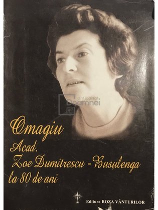 Omagiu Acad. Zoe Dumitrescu Bușulenga la 80 de ani
