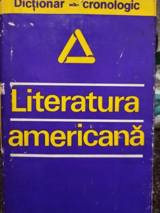Literatura americana - Dictionar cronologic (dedicatie)