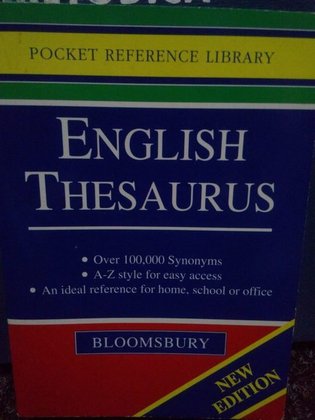 English thesaurus