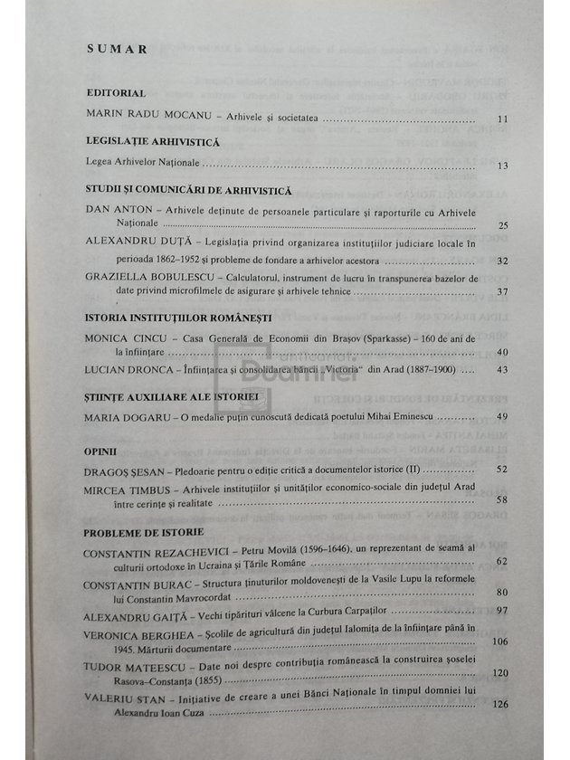 Arhiva romaneasca, anul CLVI, tom II, fascicula 1/1996