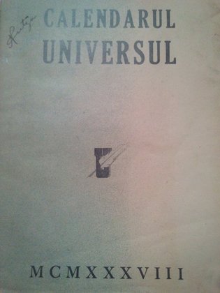 Calendarul universul anul 1938