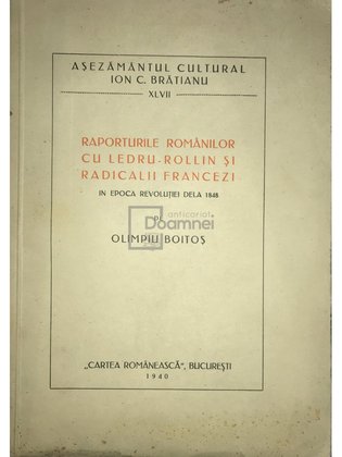 Raporturile românilor cu Ledru-Rollin și radicalii francezi