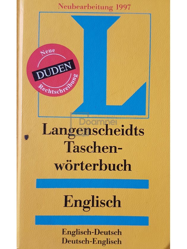 Langenscheidts taschen - worterbuch Englisch
