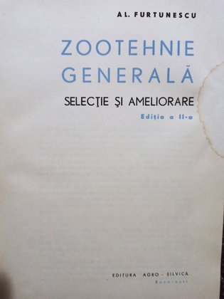 Zootehnie generala, editia a II-a