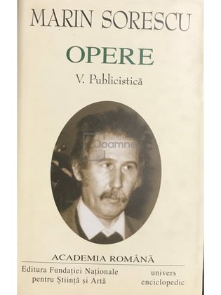 Opere, vol. 5 - Publicistică