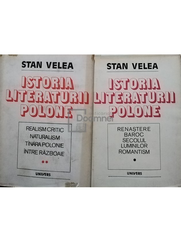 Istoria literaturii polone, 2 vol.