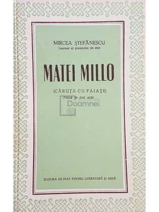 Matei Millo (Caruta cu paiate)