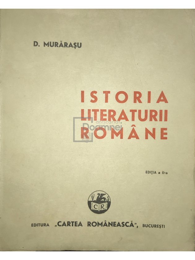 Istoria literaturii române (ed. II)