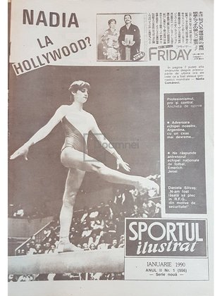 Revista Sportul Ilustrat, anul 1990, 12 numere