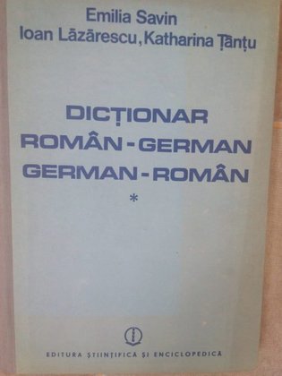 Dictionar romangerman, germanroman