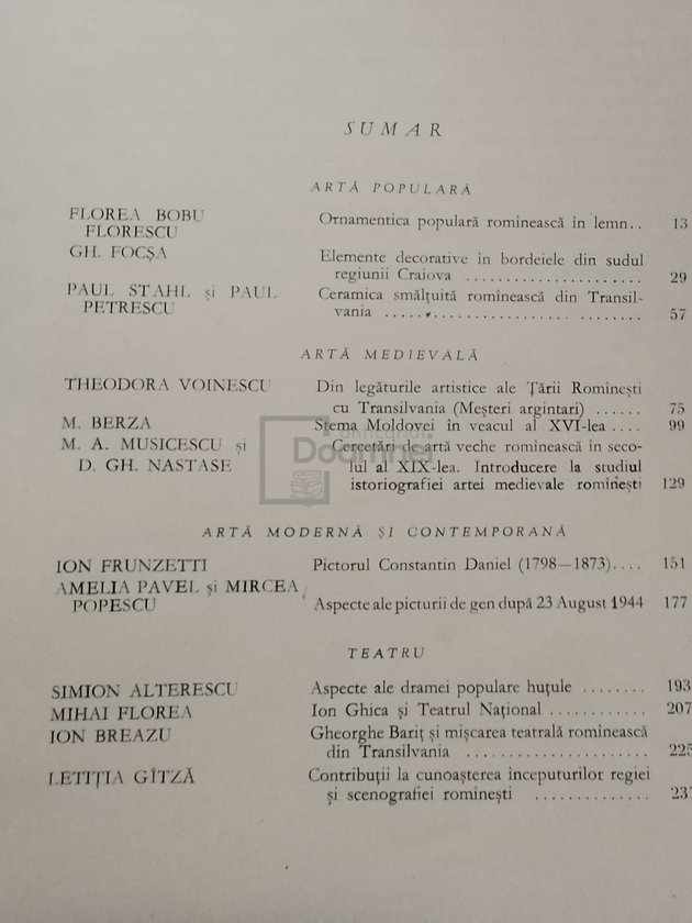 Studii si cercetari de istoria artei, anul III, 2 vol. (nr. 1-2 si 3-4)