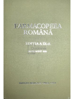 Farmacopeea română (ed. IX)