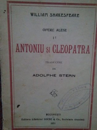 Antoniu si Cleopatra