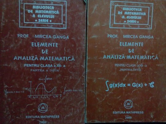 Elemente de analiza matematica 2 vol.